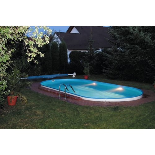 MYPOOL Ovalpool, weiß, BxHxL: 350 x 135...