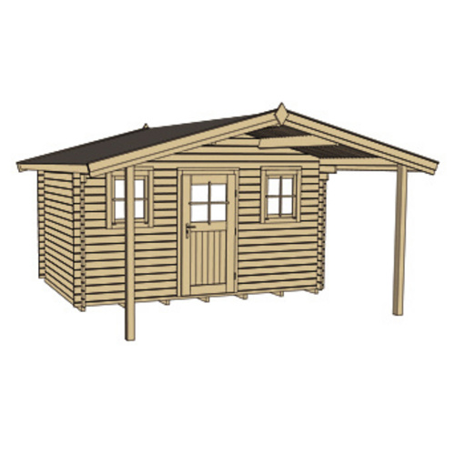 WEKA Gartenhaus »110 A Gr.1«, Holz, Bx...