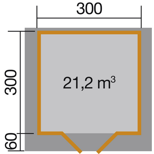 WEKA Gartenhaus »Premium«, Holz, BxHxT...