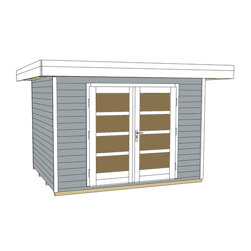 WEKA Gartenhaus »126 Gr.3«, Holz, BxHx...