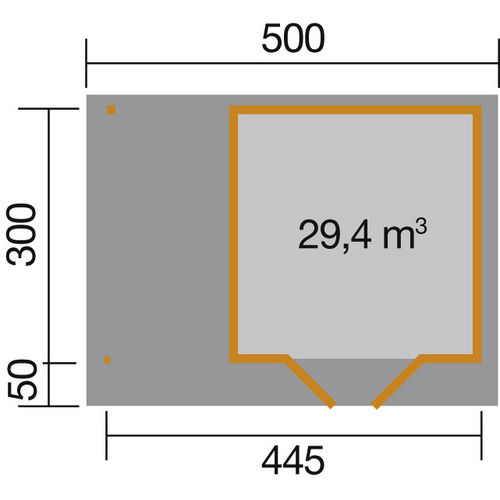 WEKA Gartenhaus »126 Plus Gr.2 A«, Hol...