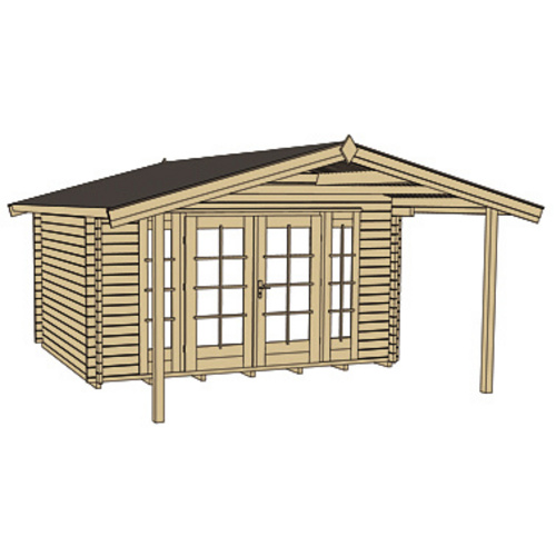 WEKA Gartenhaus »137 A Gr.1«, Holz, Bx...