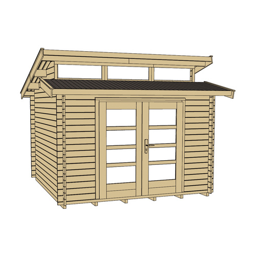 WEKA Gartenhaus »158 Gr.1«, Holz, BxHx...