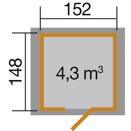 WEKA Gartenhaus »Gartenhaus 317 Gr.2«,...