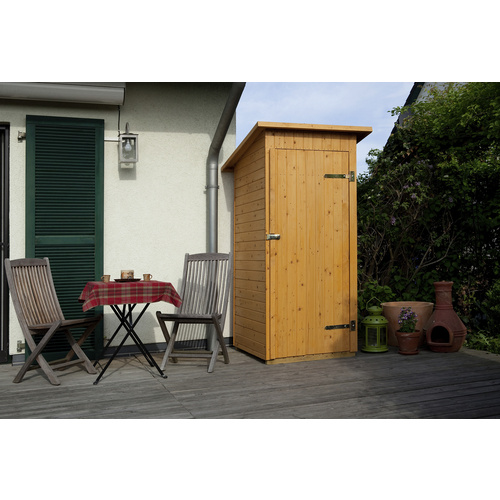 Weka Terrassenschrank 14 mm Gr.1 mit Flachdach