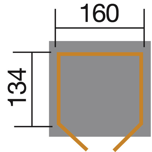 WEKA Gartenhaus »Mehrzweckbox 394«, Ho...