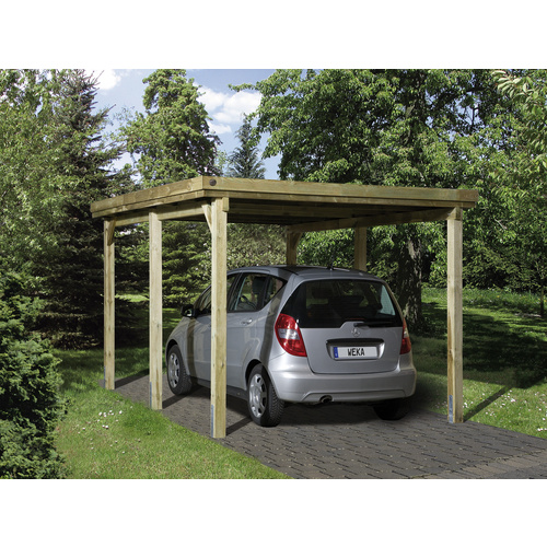 WEKA Carport, holzfarben - braun