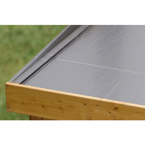 KARIBU Aluminiumfolie für Gartenhäuser, Aluminium - grau