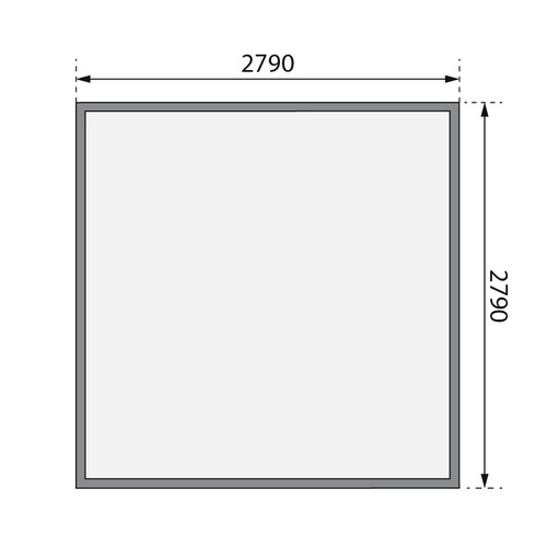 KARIBU Gartenhaus »Tating 3«, BxT: 317...