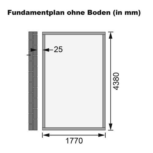 KARIBU Gartenhaus »Waabs 5«, BxT: 181 ...