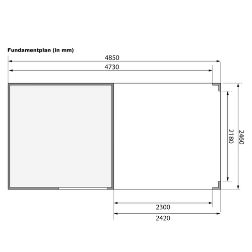 KARIBU Gartenhaus »Karby 1«, BxT: 484 ...