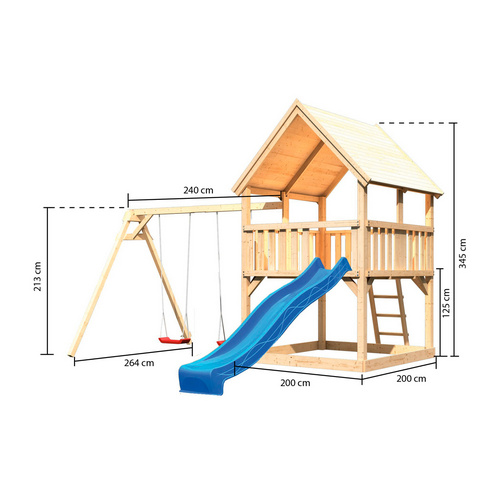 KARIBU Spielanlage »Luis« - braun...