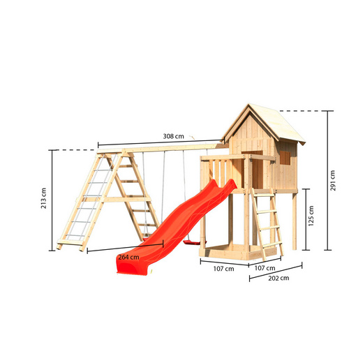 AKUBI Spielanlage »Frieda« - braun...