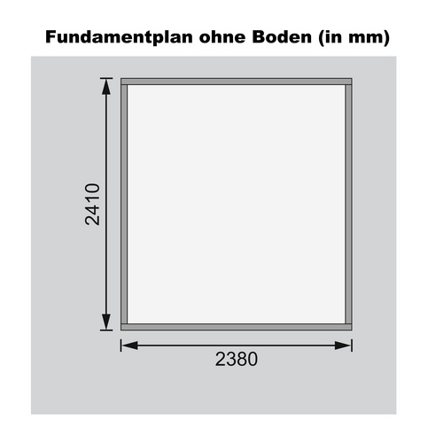 KARIBU Gartenhaus »Askola«, BxT: 266 x...