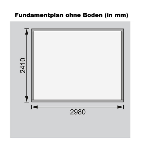 KARIBU Gartenhaus »Askola«, BxT: 330 x...