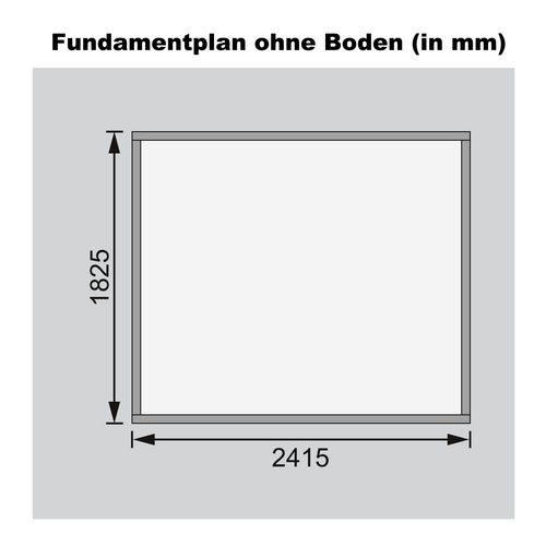 KARIBU Gartenhaus »Amberg 3«, BxT: 272...