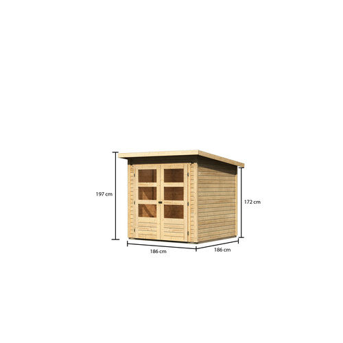 KARIBU Gartenhaus »Stockach 2«, BxT: 2...