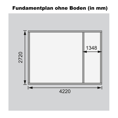 KARIBU Gartenhaus »Schönbuch«, BxT: 4...