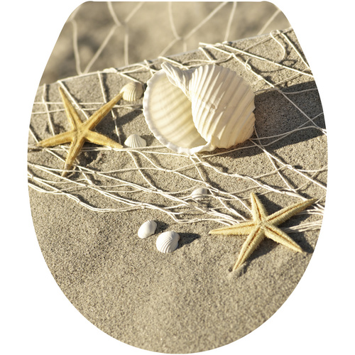 Sanitop-Wingenroth WC-Sitz Dekor High-Gloss Strandperlen