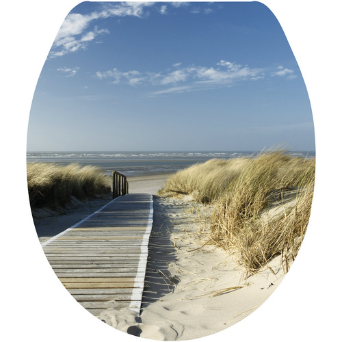 Sanitop-Wingenroth WC-Sitz Dekor High-Gloss Dünenblick