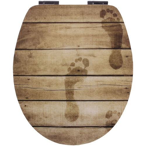 Sanitop-Wingenroth WC-Sitz Dekor High-Gloss Foot Print