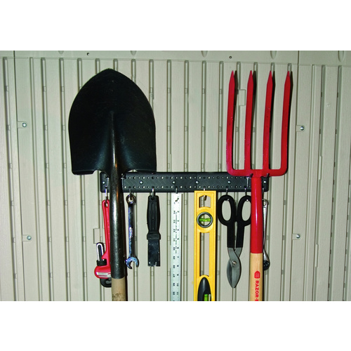 Kunststoff Gerätehaus Werkzeughalteleiste