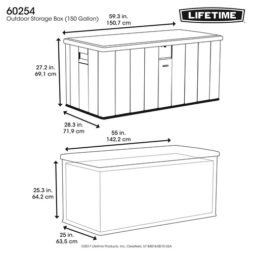 LIFETIME Kissenbox, BxHxT: 151 x 69 x 72...