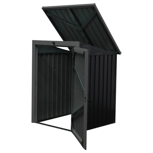 Westmann Mülltonnenbox, aus Stahlblech,...