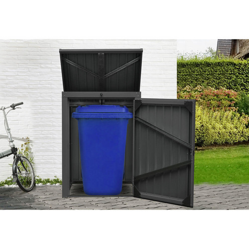 Westmann Mülltonnenbox, aus Stahlblech,...