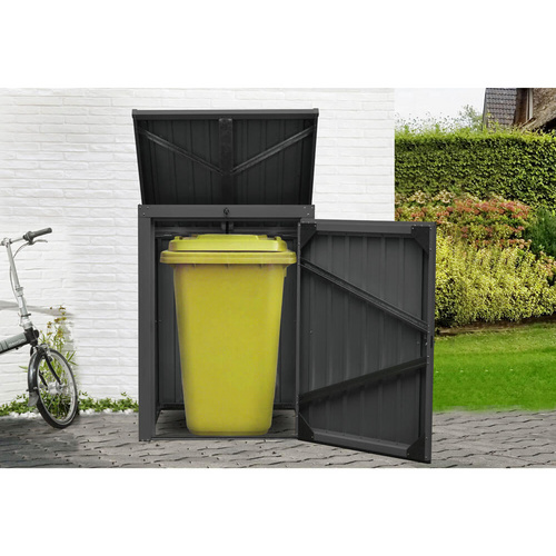 Westmann Mülltonnenbox, aus Stahlblech,...