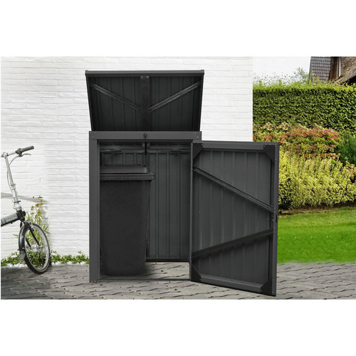 Westmann Mülltonnenbox, aus Stahlblech,...