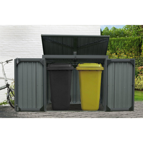 Westmann Mülltonnenbox, aus Stahlblech,... Westmann Mülltonnenbox, aus Stahlblech,...