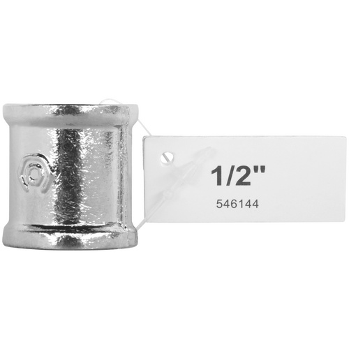 Thumbnail - CORNAT Muffe, Messing, Innengewinde: 1/2" - silberfarben