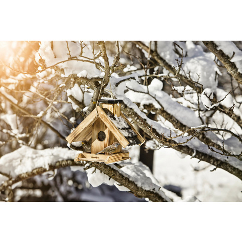 WINDHAGER Vogelfutterhaus Villa - braun ...