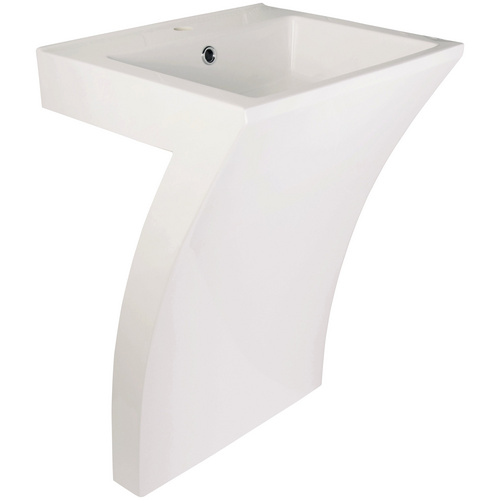 Sanitop-Wingenroth Waschbecken 55 cm Numero Weiß