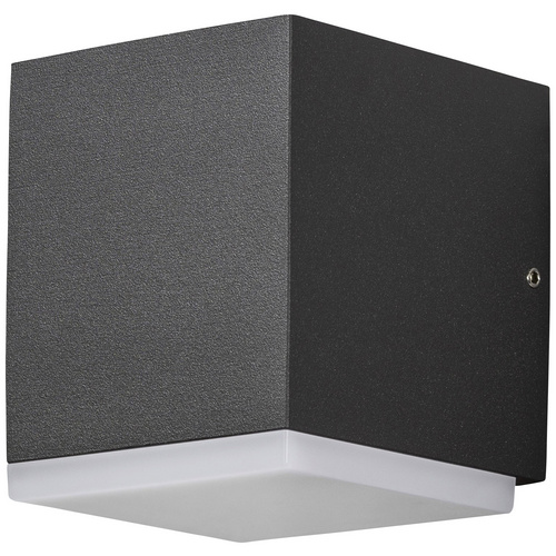 LED Wandleuchte Monza, anthrazit, IP44, downlight