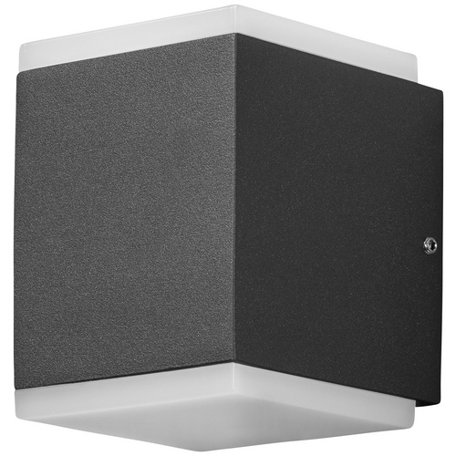 HighPower LED Außen-Wandleuchte MONZA UP/DOWN, 12W 3000K 1100lm, Anthrazit / Alu - Bild 3
