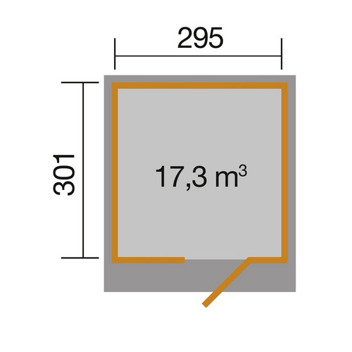 WEKA Gartenhaus »Typ 171 Gr.2«, Holz, ...