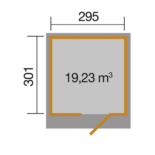 WEKA Gartenhaus »Typ 171 Gr.2«, Holz, ...
