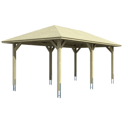 SKANHOLZ Carport »Taunus«, BxT: 374 x ...