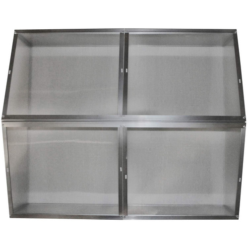 Thumbnail - VITAVIA Frühbeet »Gaia 2X«, BxLxH: 102,3 x 120,5 x 38,9 cm, Aluminium - silberfarben