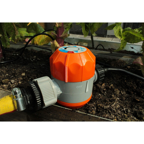 VITAVIA Bewässerungsuhr, BxT: 8,5 x 8,5 cm - orange