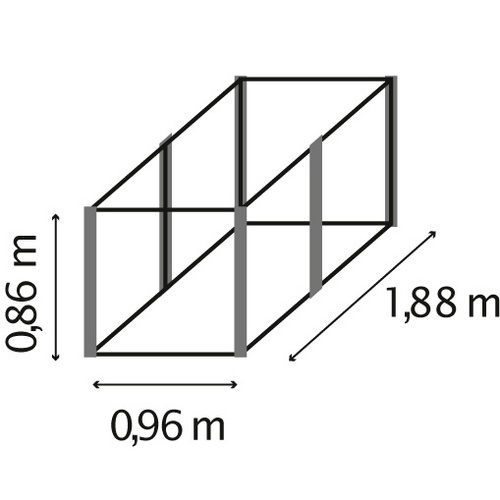 VITAVIA Hochbeet »Meta 858«, BxHxL: 96... VITAVIA Hochbeet »Meta 858«, BxHxL: 96...