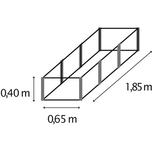 VITAVIA Hochbeet »Meta In+Out 401 S«, ...