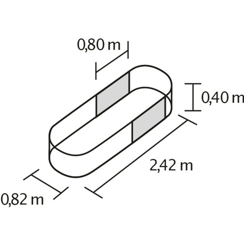 VITAVIA Hochbeeterweiterung »Stretched ...