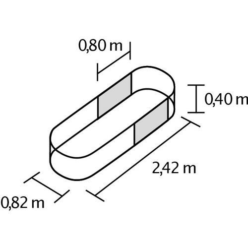VITAVIA Hochbeeterweiterung »Stretched ...