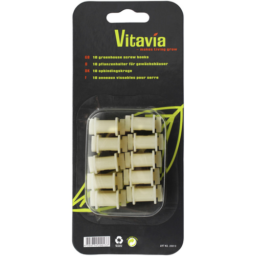 Vitavia Pflanzenhalter (10 Stück) für Gewächshaus