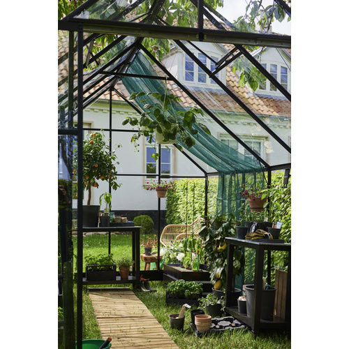 HALLS Gewächshaus »Qube«, 9,9 m², Al...