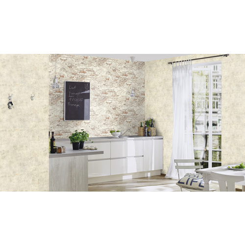 rasch Vliestapete »Vliestapete«, Betonoptik, beige, matt
