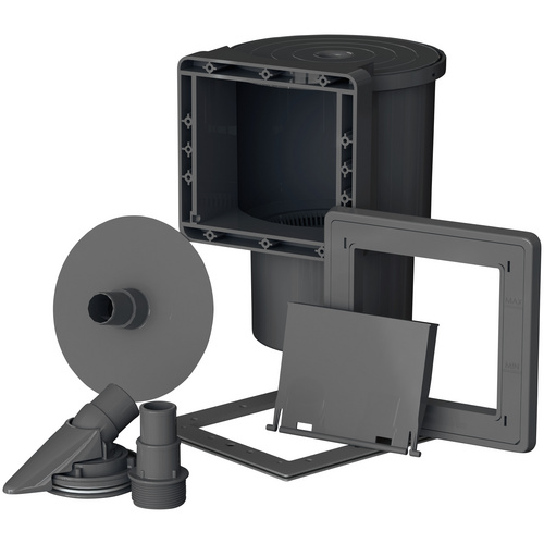 GRE Ovalpool, graphitfarben, BxHxL: 300 ...